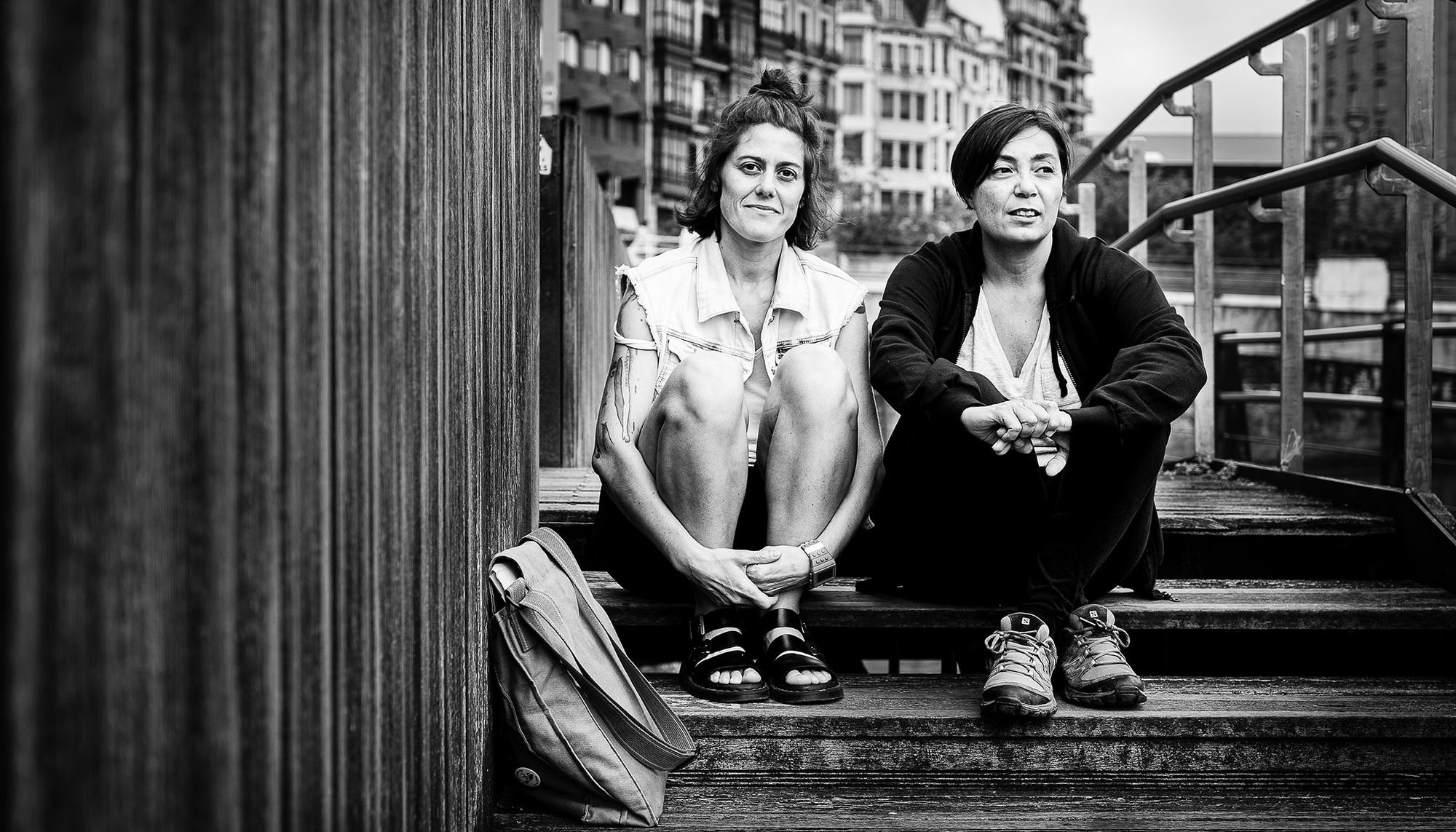 Ixa Blanco y Dunia Taher Muti Sare Lesbianista.